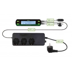 Thermostat/Hygrostat digital 3 circuits