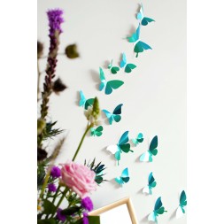 Insectes 3D - Lot 24 papillons