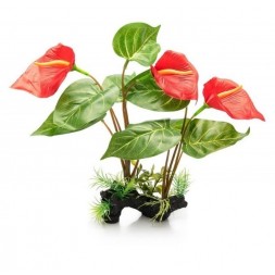 Plante artificielle - Anthurium Rouge - 32 Cm